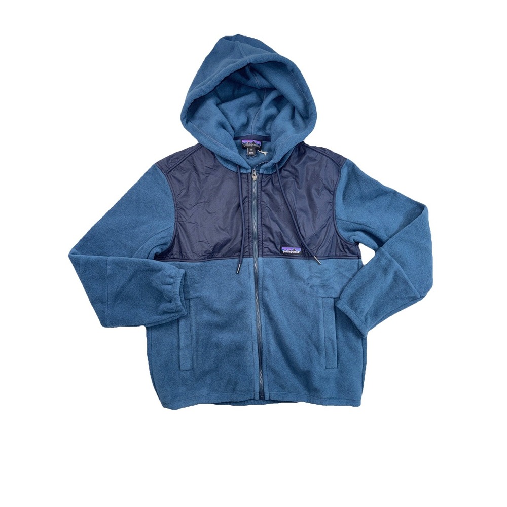 Patagonia Women's Microdini Full Zip Hoody Tidepool Blue‎ Fleece Size XS NWOT
